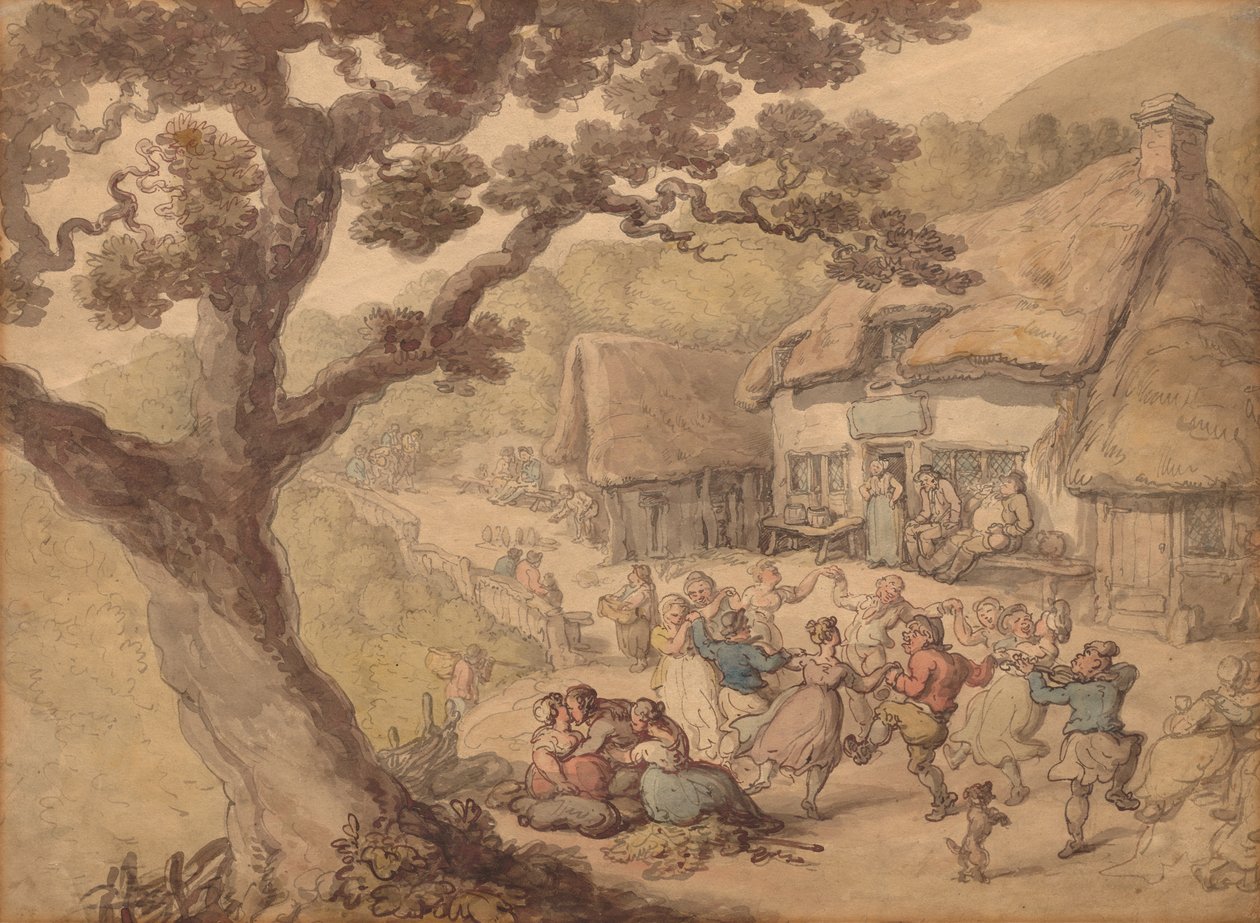 Kylätanssi tekijältä Thomas Rowlandson