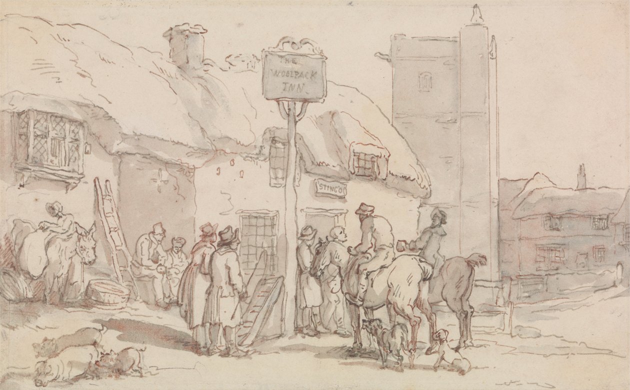 Woolpack Inn tekijältä Thomas Rowlandson