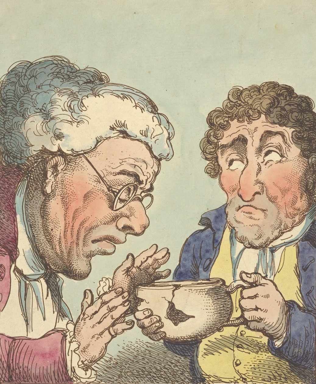 Kunnioitus, 1800., 1800. tekijältä Thomas Rowlandson