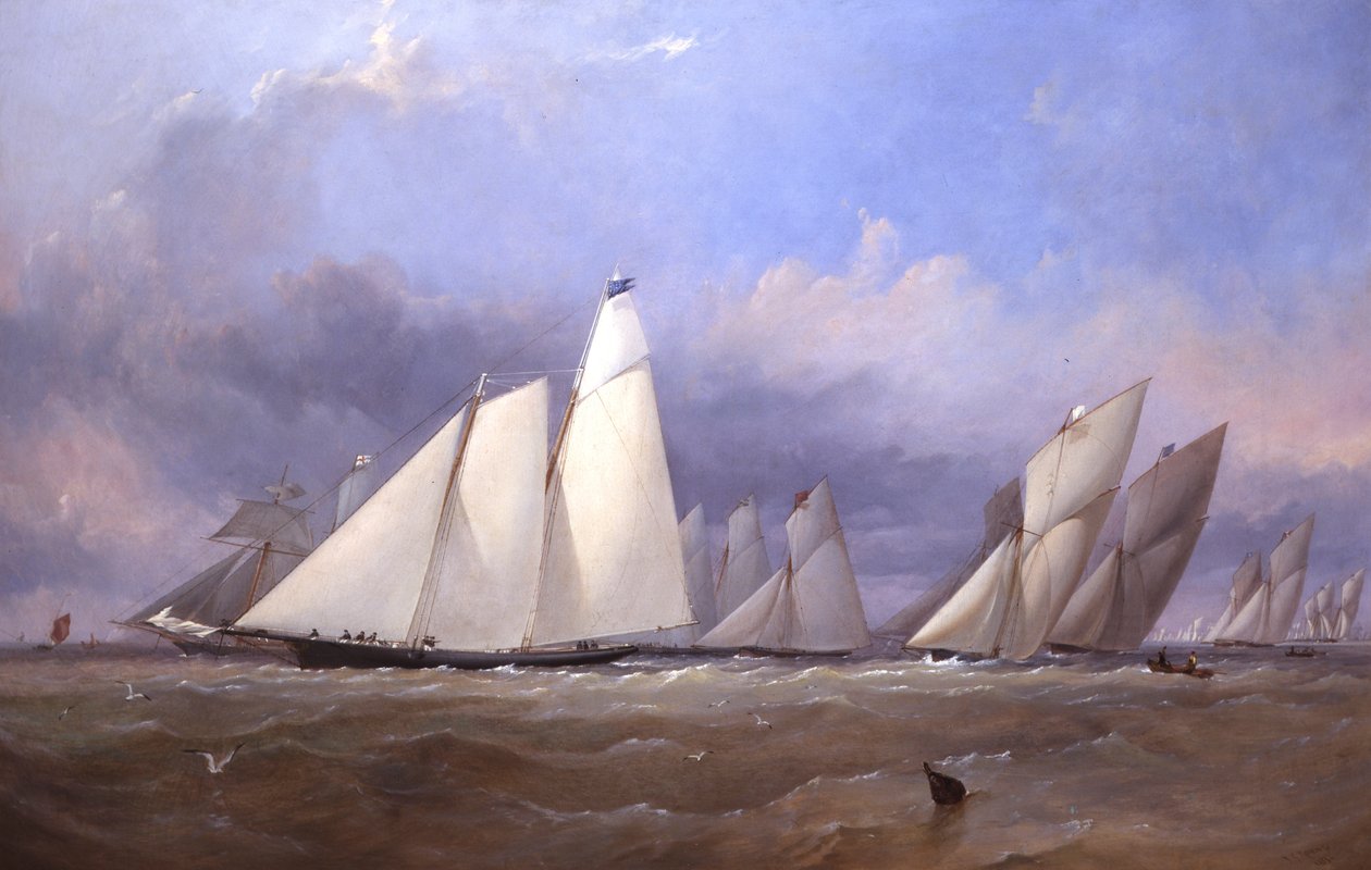 Amerikka Cowesissa, 1852 tekijältä Thomas Sewell Robins