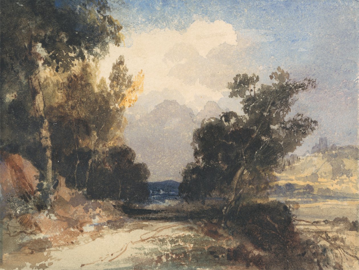 Näkymä Arundelin linnan lähellä tekijältä Thomas Shotter Boys