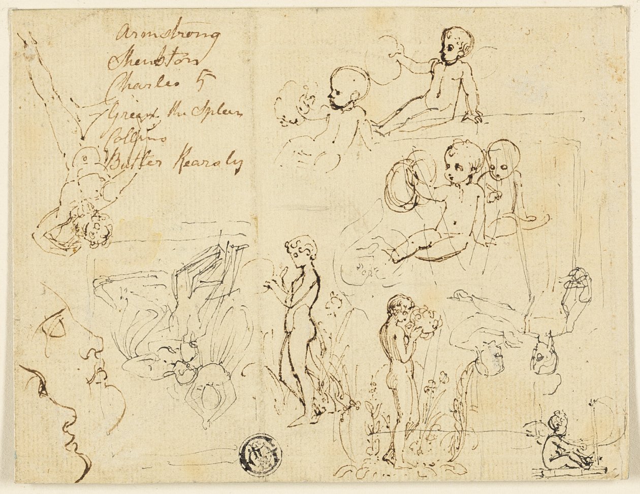 Luonnoksia Samuel Rogersin runoutta varten tekijältä Thomas Stothard