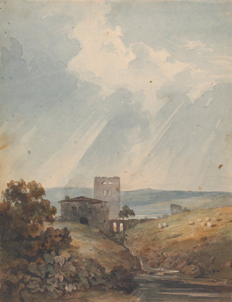 Maisema linnalla, kukkuloilla ja vuorilla tekijältä Thomas Sully