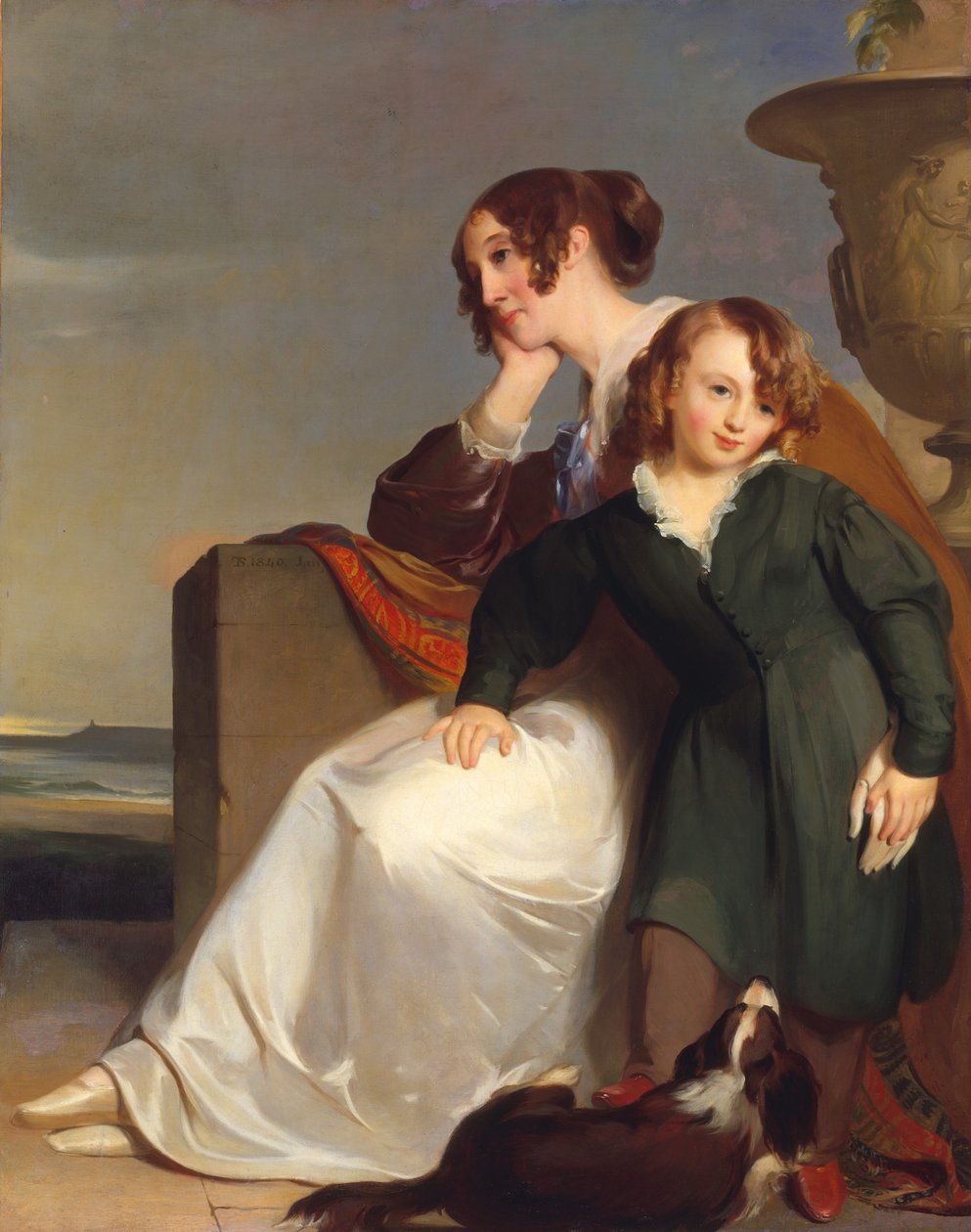 Äiti ja poika, 1840. tekijältä Thomas Sully