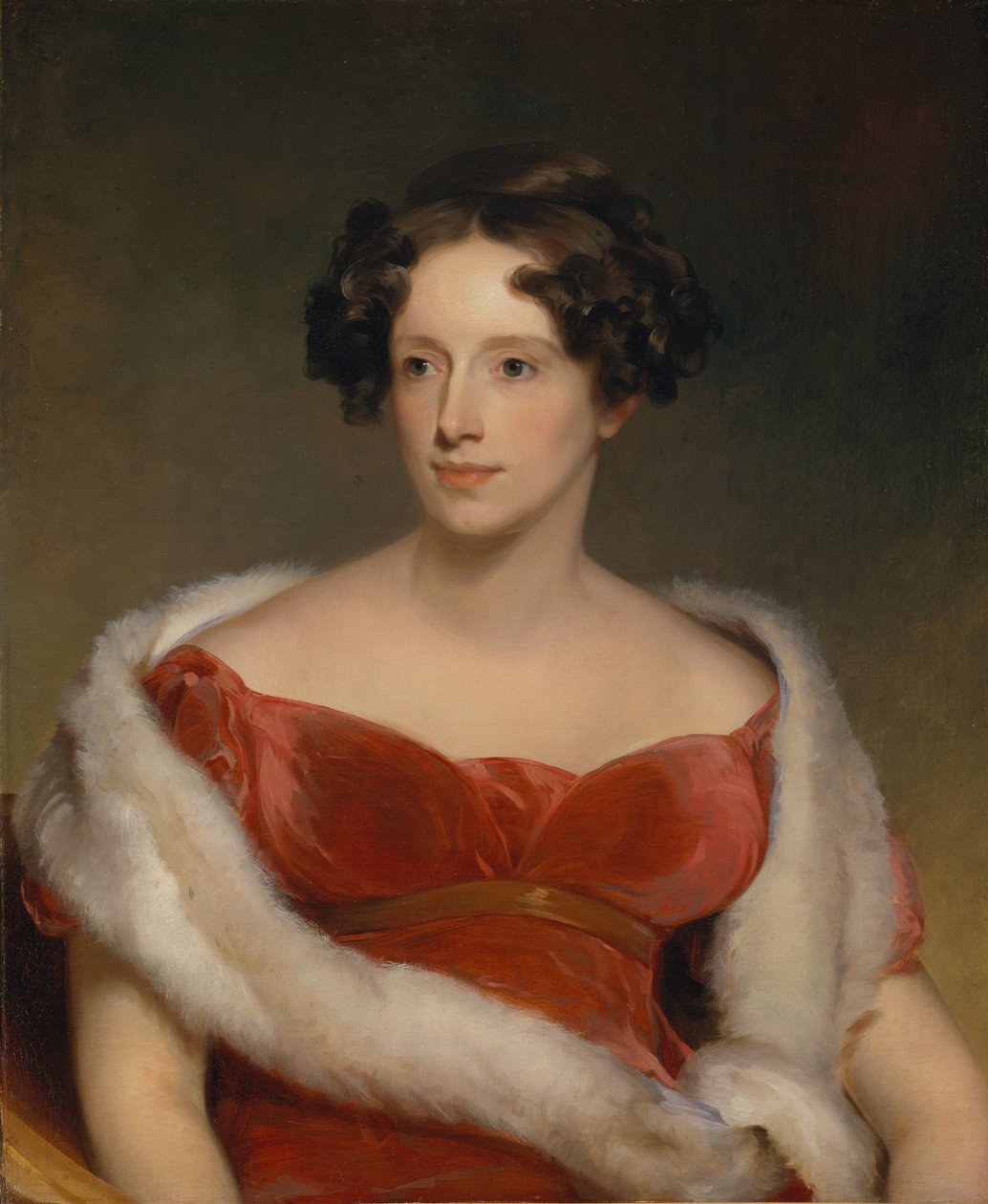 Rouva John Biddle Eliza Falconer Bradish, 1818. tekijältä Thomas Sully