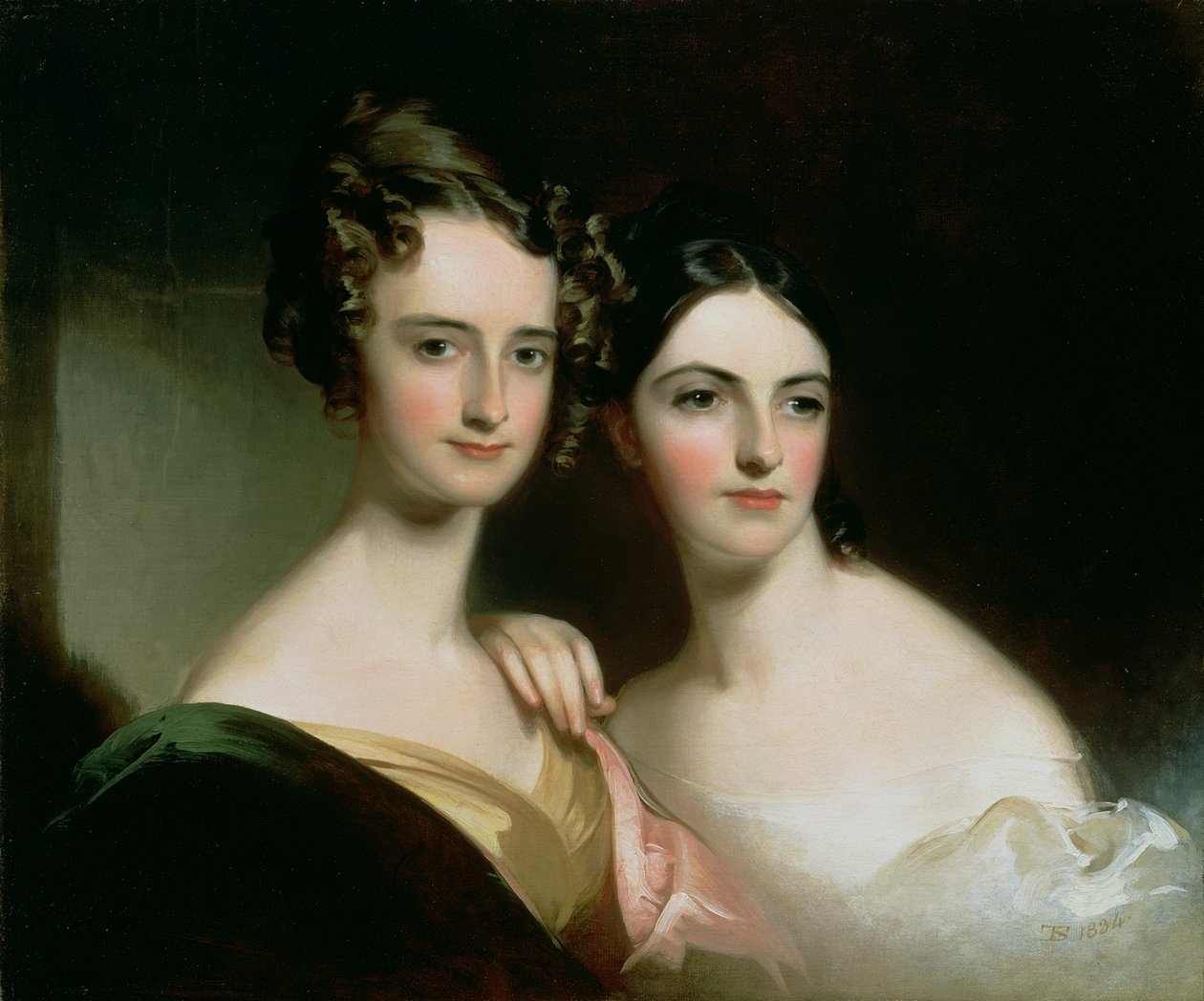 Ellen ja Mary McIlvainen muotokuva tekijältä Thomas Sully