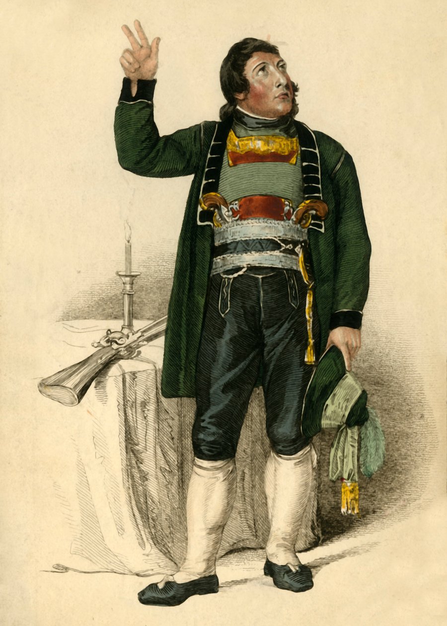 Komentaja Schoenecher, 1809. tekijältä Thomas Uwins