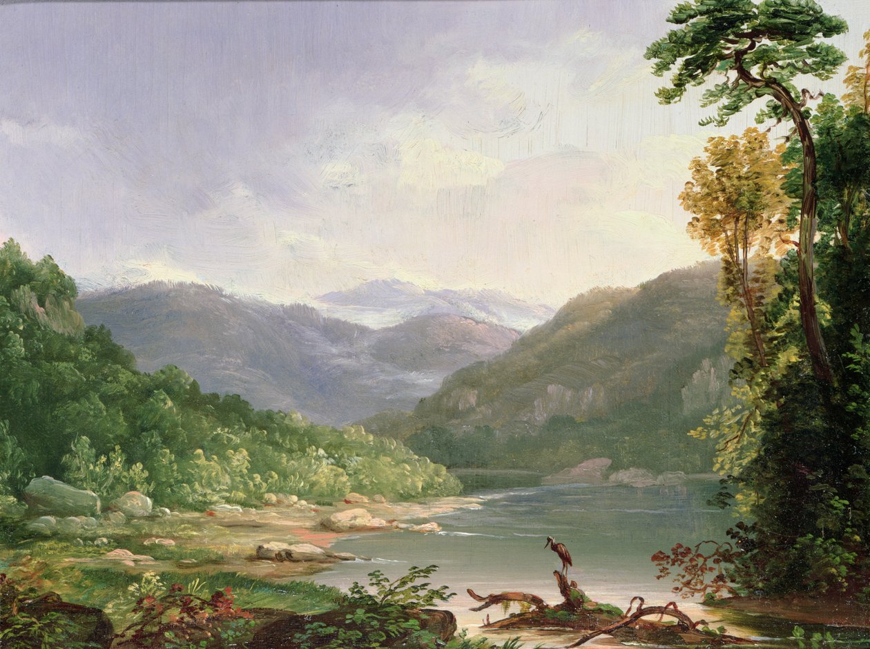 Kentucky-joki, lähellä Dic-jokea tekijältä Thomas Worthington Whittredge