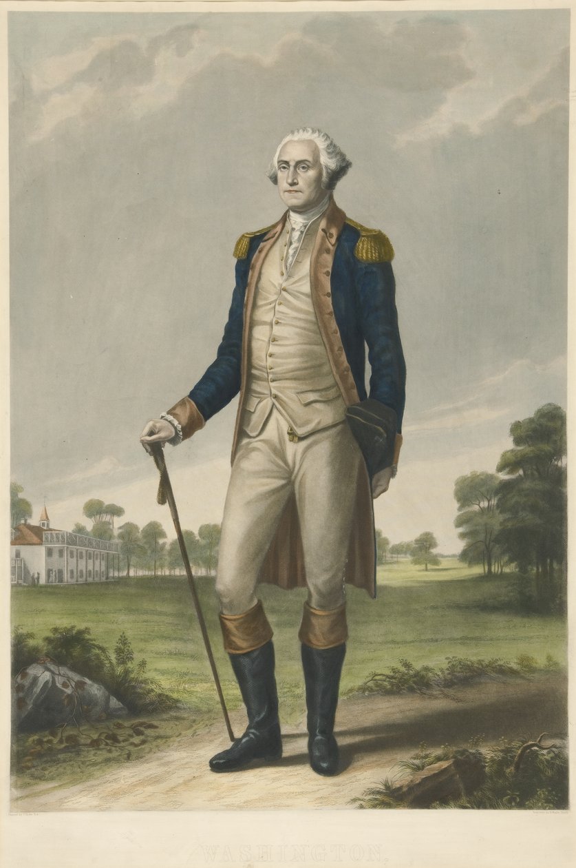 Washington, pub. 1859 tekijältä Thomas after Hicks