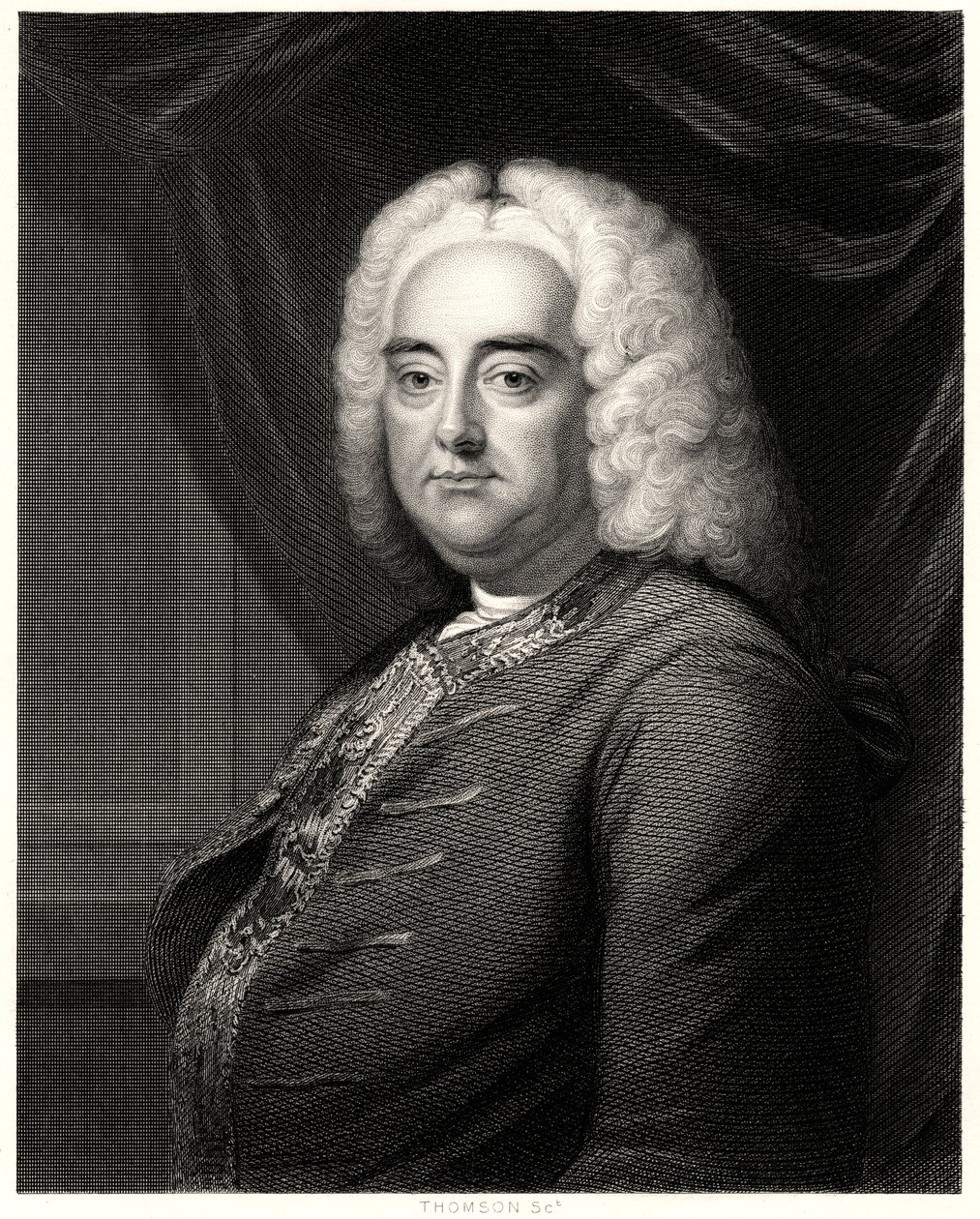"George F Händel", 1800-luku tekijältä Thomson Scot