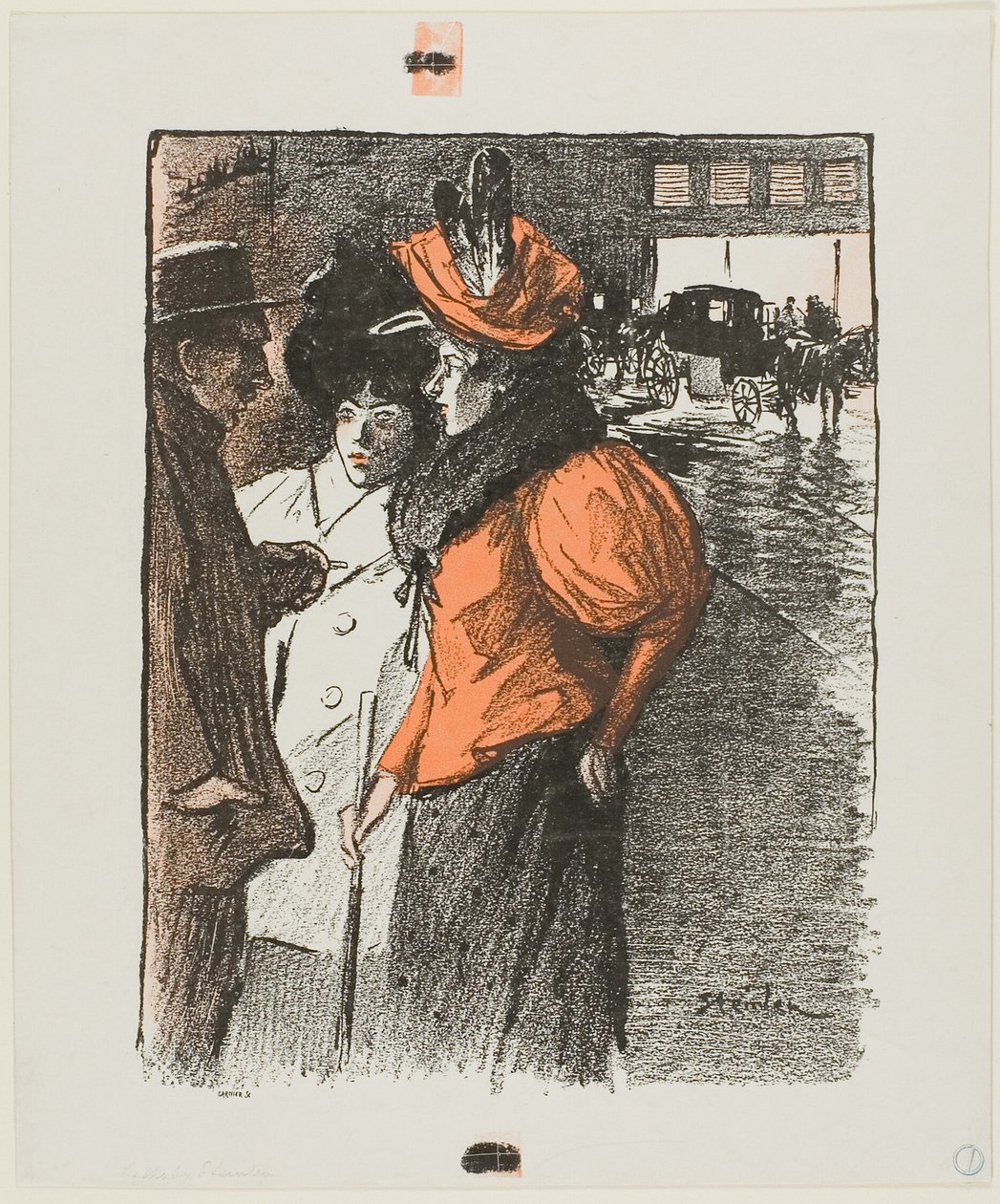 Keskustelu tekijältä Théophile Alexandre Pierre Steinlen