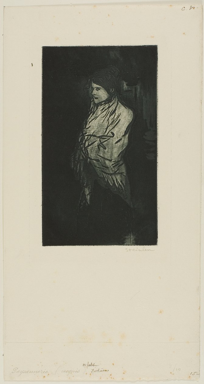 Ensimmäinen pieni yö pala tekijältä Théophile Alexandre Pierre Steinlen