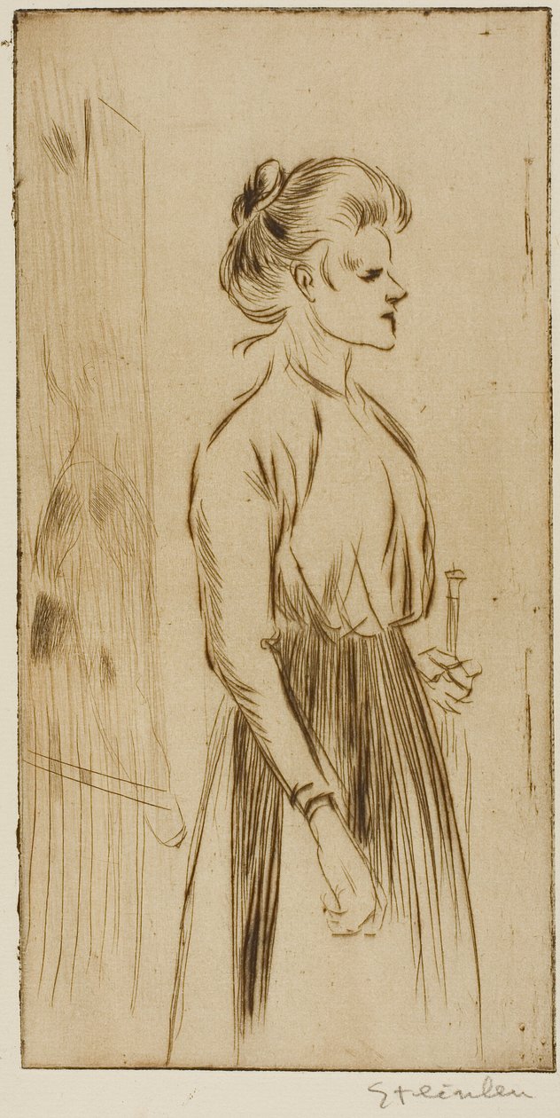 Kova nainen tekijältä Théophile Alexandre Pierre Steinlen