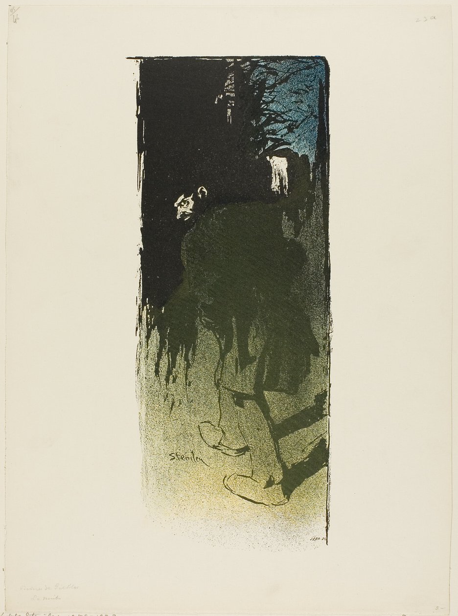 Yö tekijältä Théophile Alexandre Pierre Steinlen