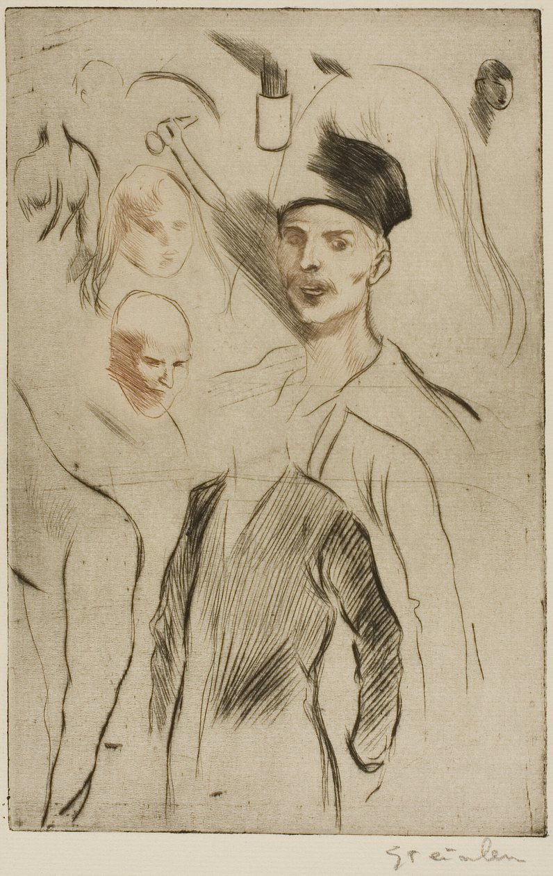 Luonnoslevy, nro 2 tekijältä Théophile Alexandre Pierre Steinlen