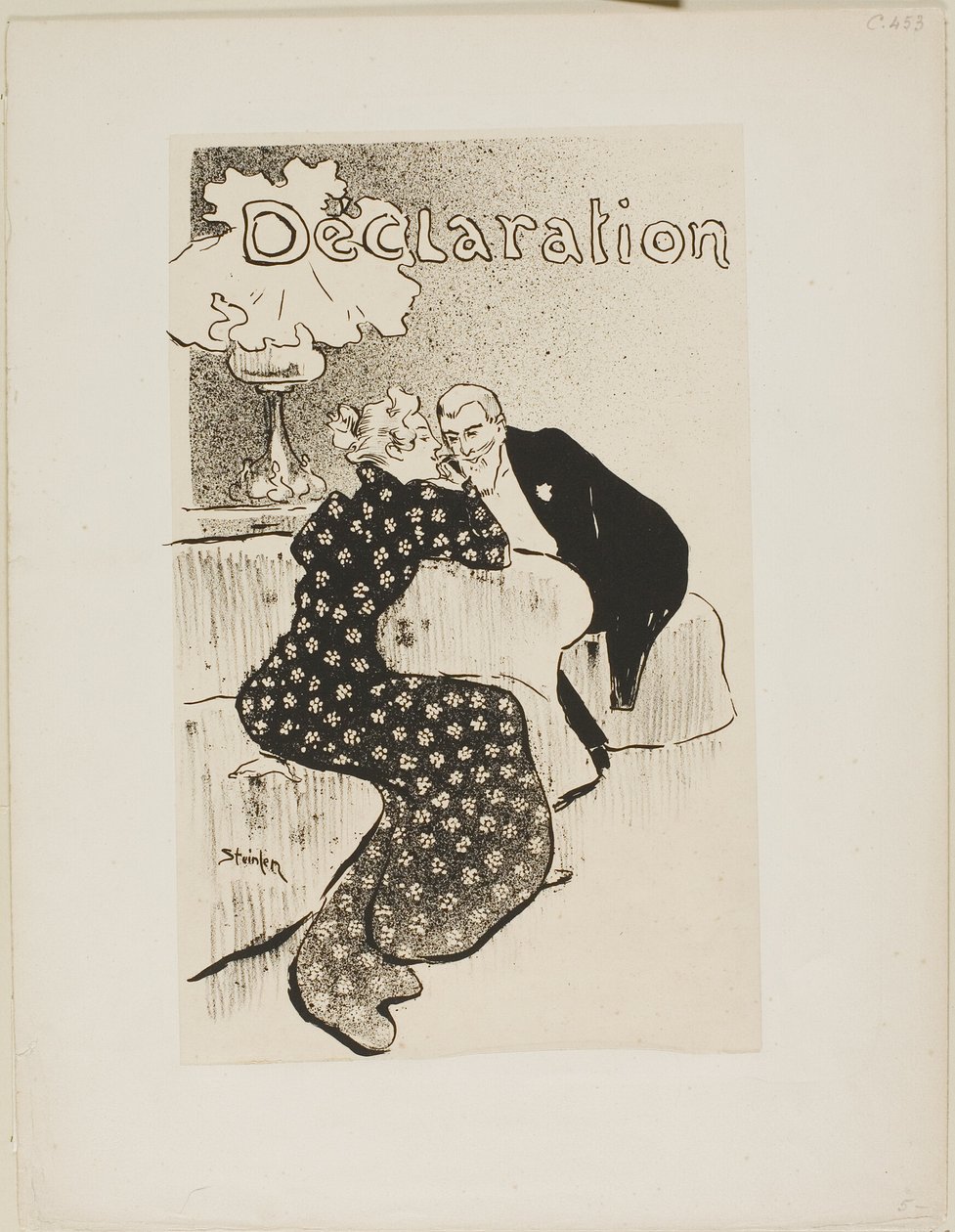 Julistus tekijältä Théophile Alexandre Pierre Steinlen
