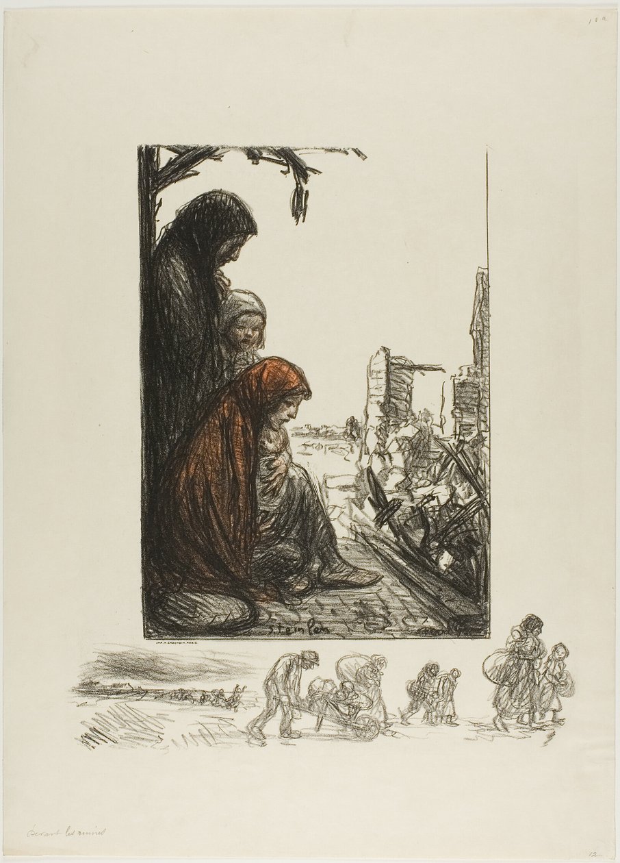 Sosiaalinen velvollisuus tekijältä Théophile Alexandre Pierre Steinlen