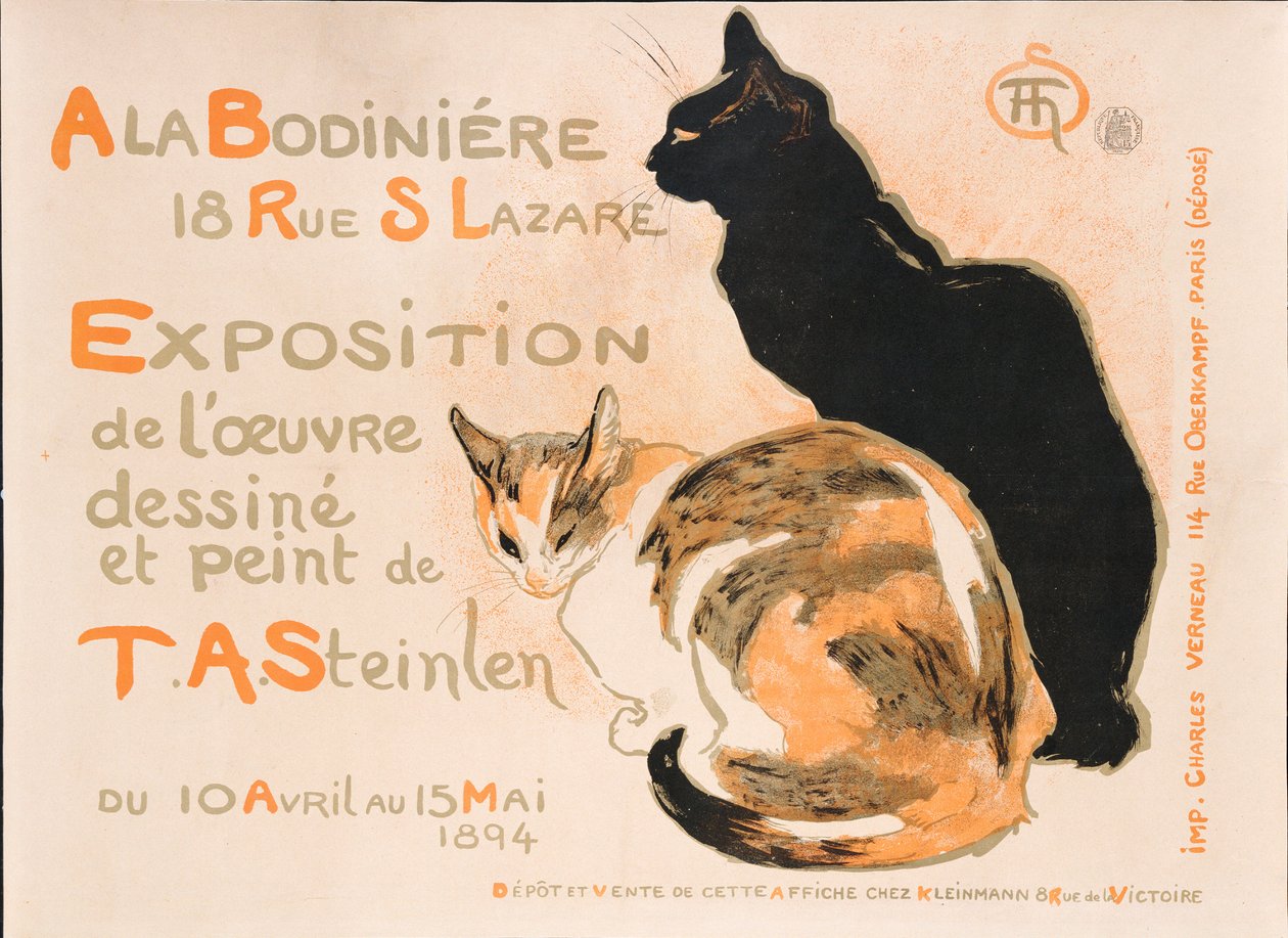 Bodinieressa, 1894 tekijältä Théophile Alexandre Steinlen