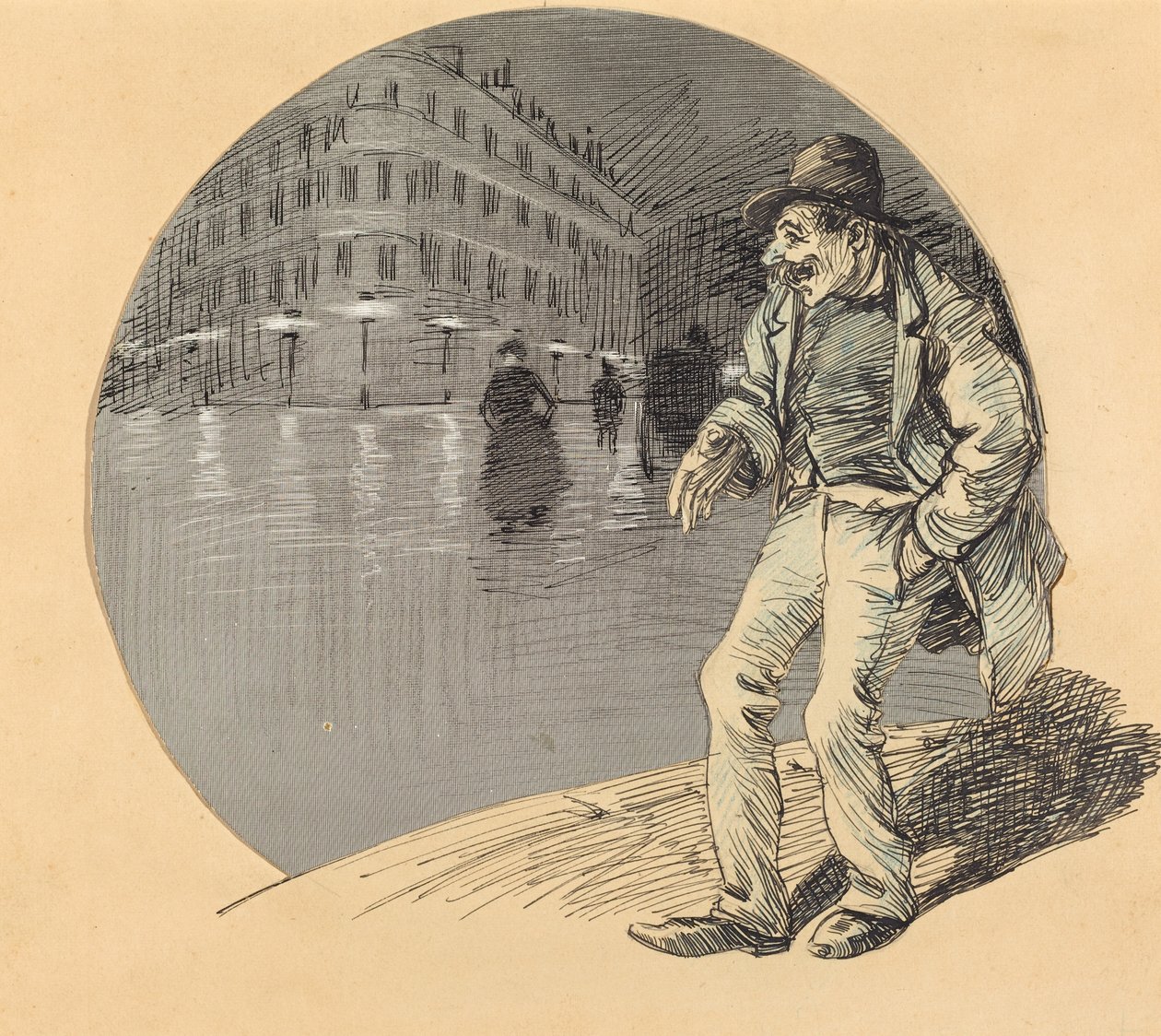 In Love Lovers, 1888. tekijältä Théophile Alexandre Steinlen