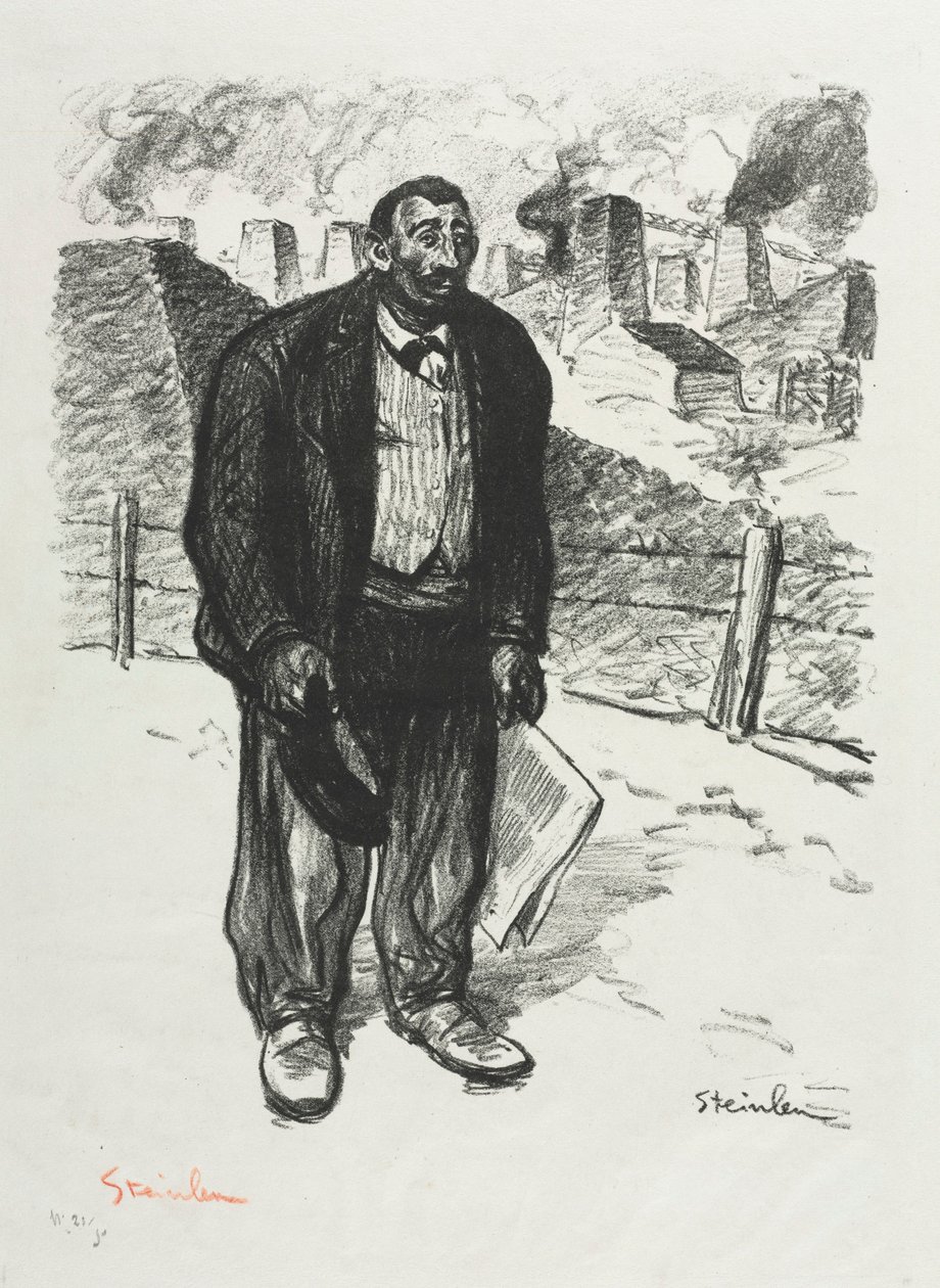 Rehellinen työntekijä tekijältä Théophile Alexandre Steinlen