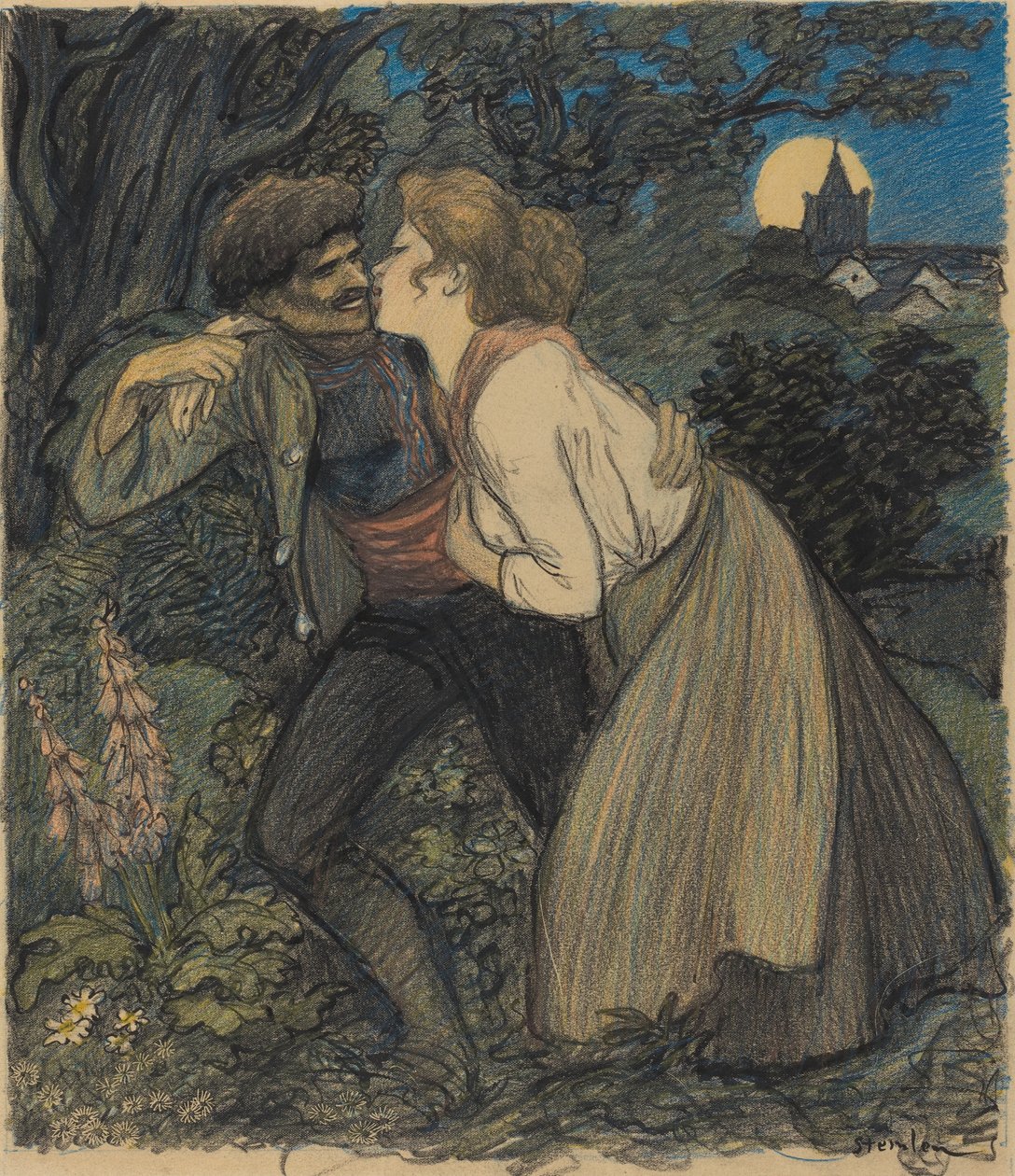 Susi koira tekijältä Théophile Alexandre Steinlen
