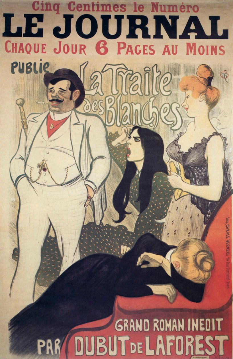 The Journal, juliste, 1899. tekijältä Théophile Alexandre Steinlen