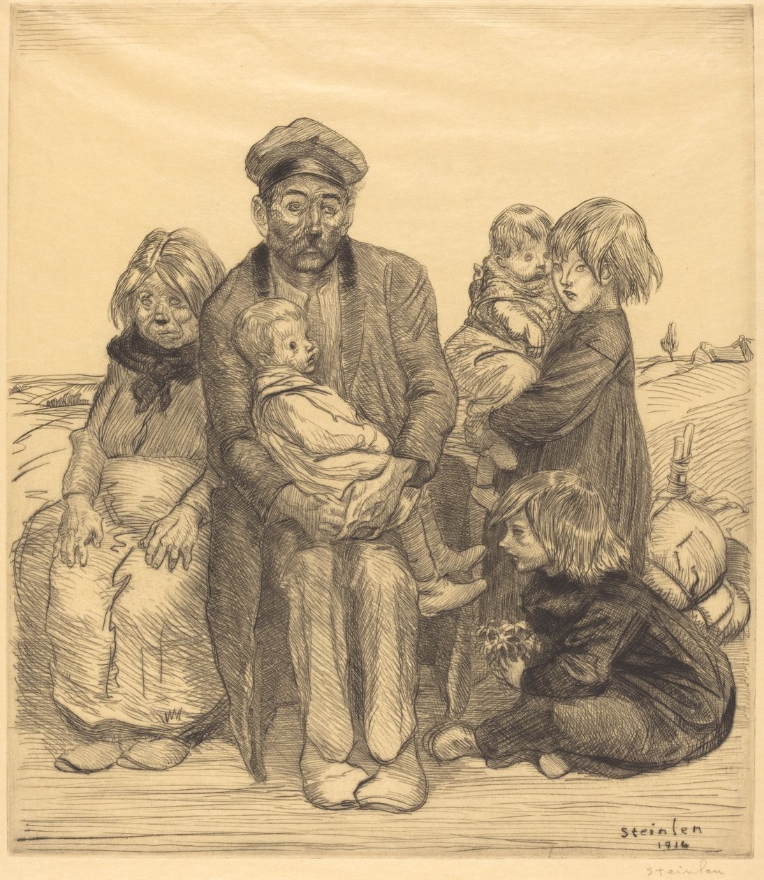 Köyhät tekijältä Théophile Alexandre Steinlen