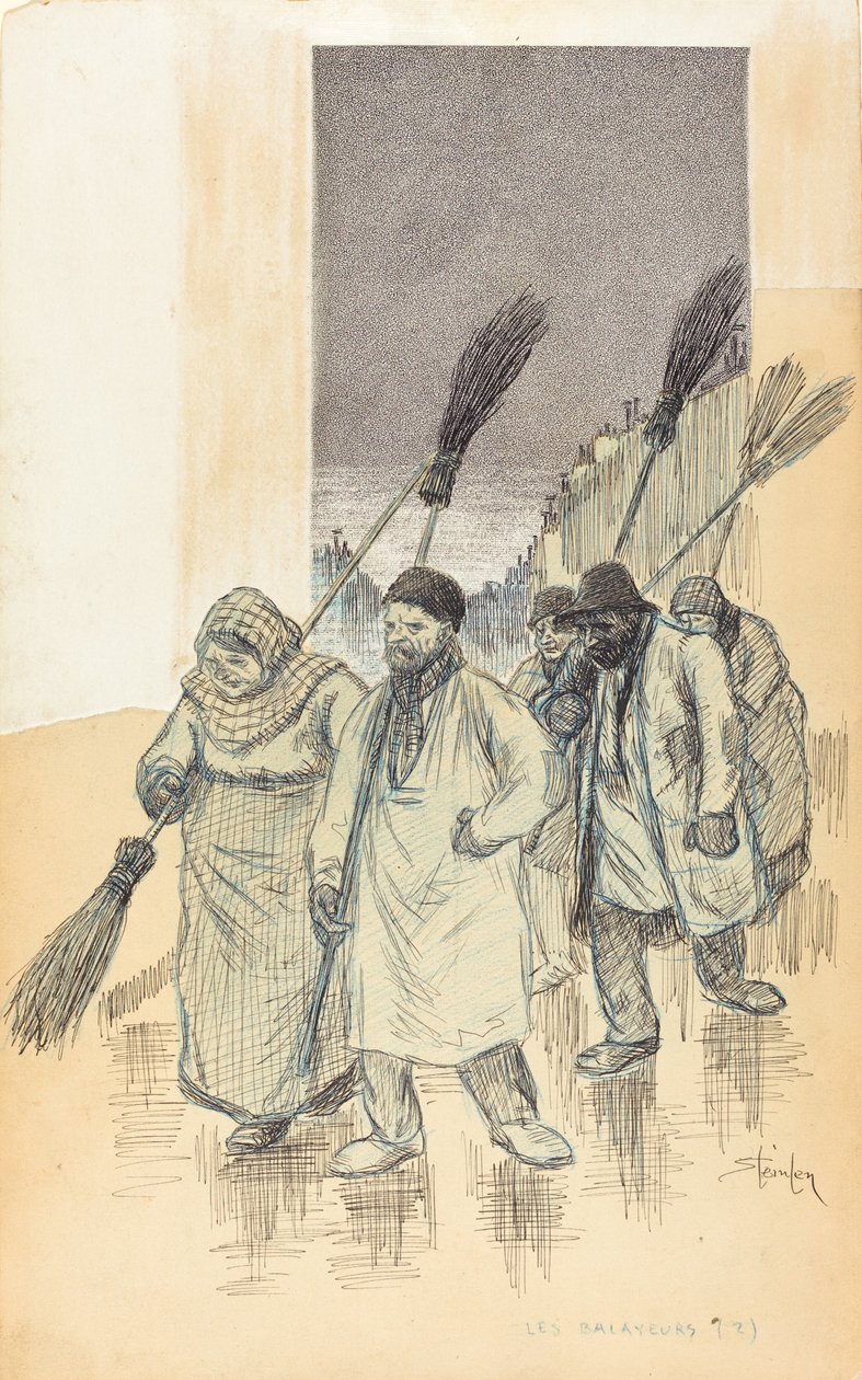 Lakaisukoneet, 1888. tekijältä Théophile Alexandre Steinlen