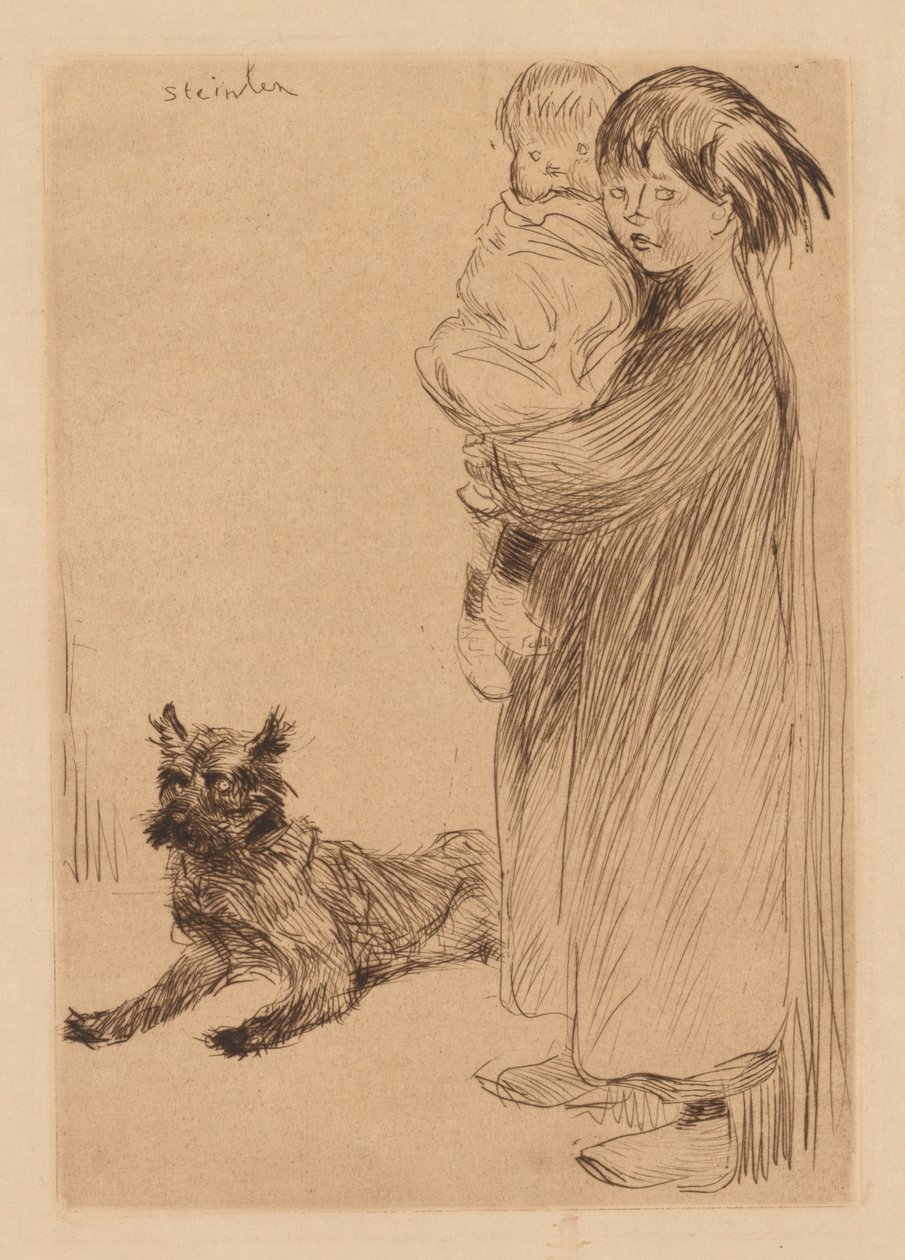 Isosisko (La Grande Soeur) tekijältä Théophile Alexandre Steinlen