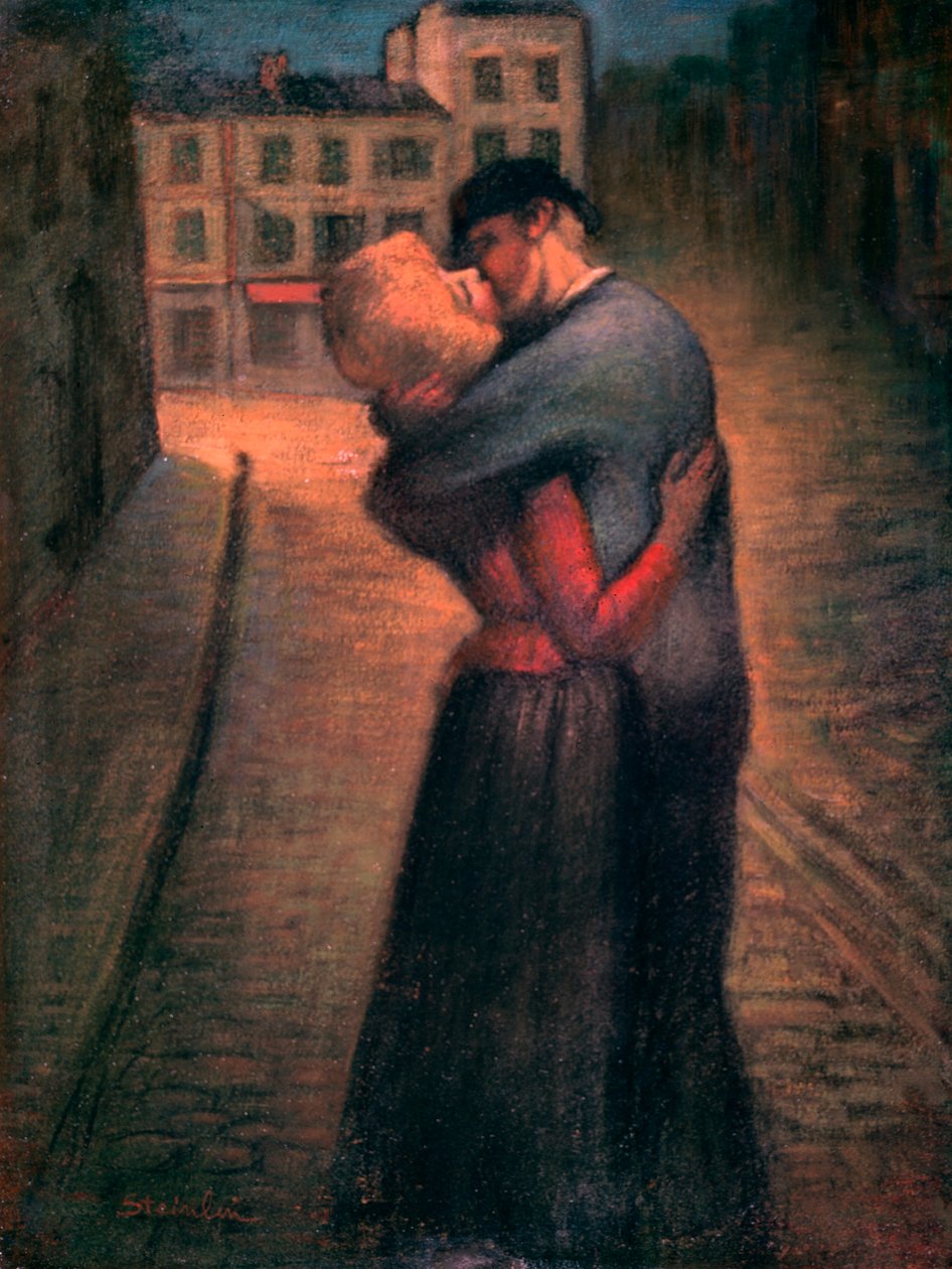 Suudelma, 1879-1923 tekijältä Théophile Alexandre Steinlen