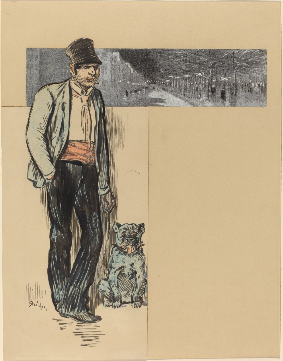 Kylään tekijältä Théophile Alexandre Steinlen