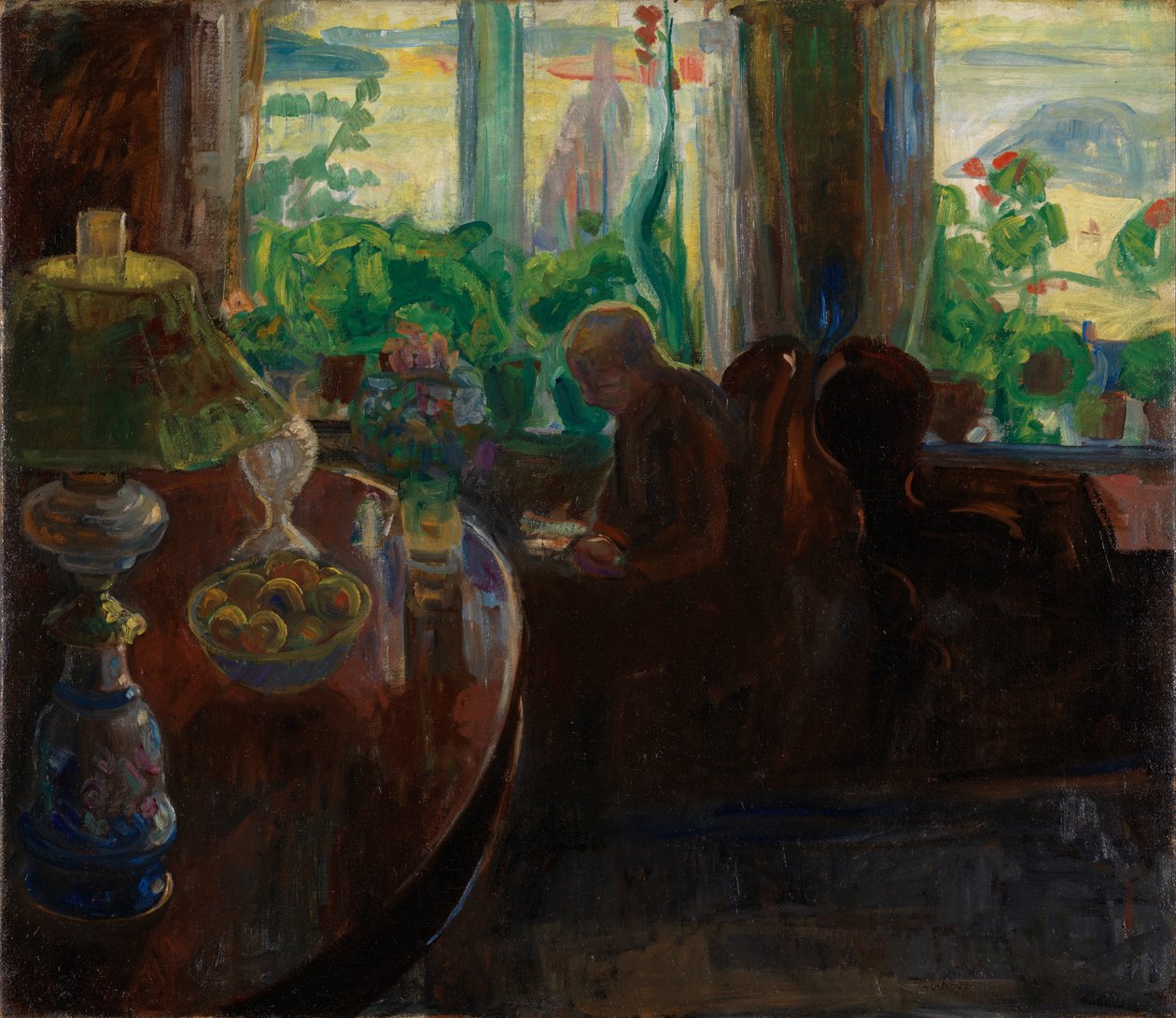 Sisustus Painter Oluf Wold-Tornella tekijältä Thorvald Erichsen