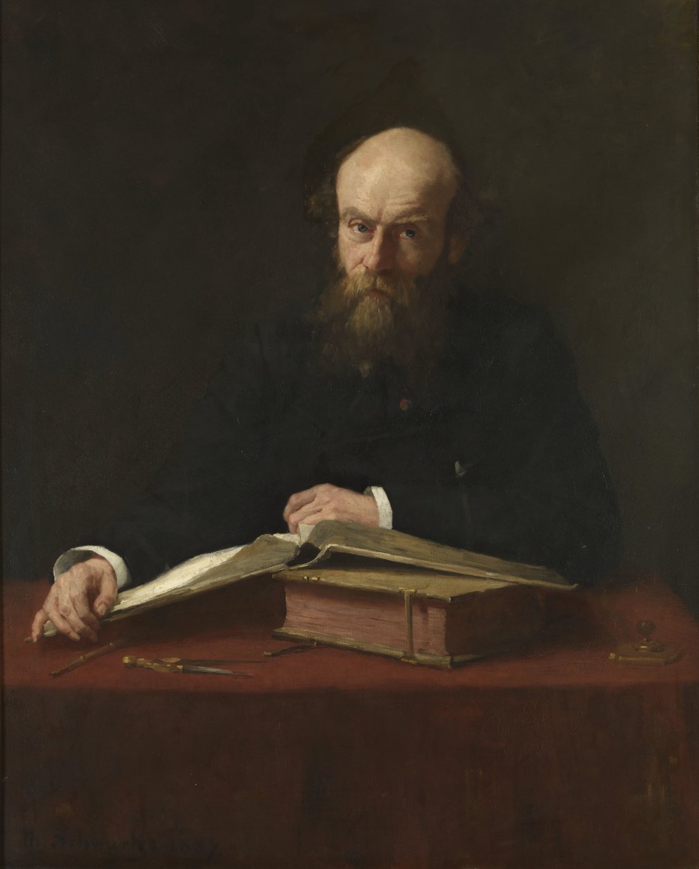 Muotokuva Dr. P.J.H. Cuypers (1827-1921) tekijältä Thérèse Schwartze