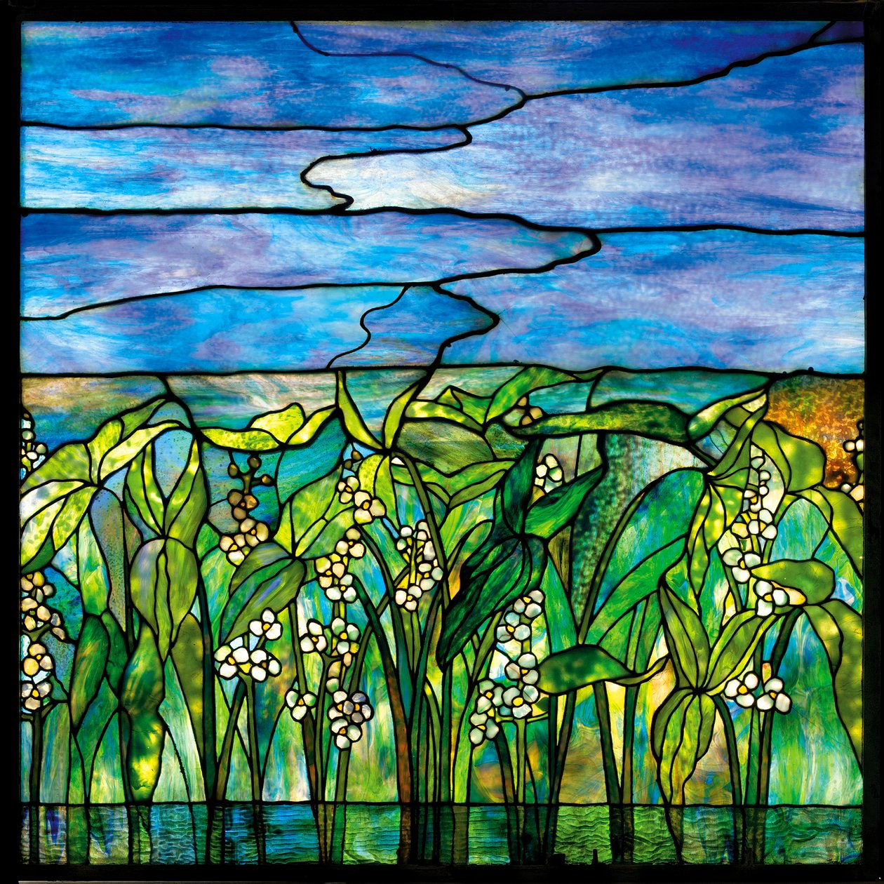 Arrowroot, n. 1910 tekijältä Tiffany Studios