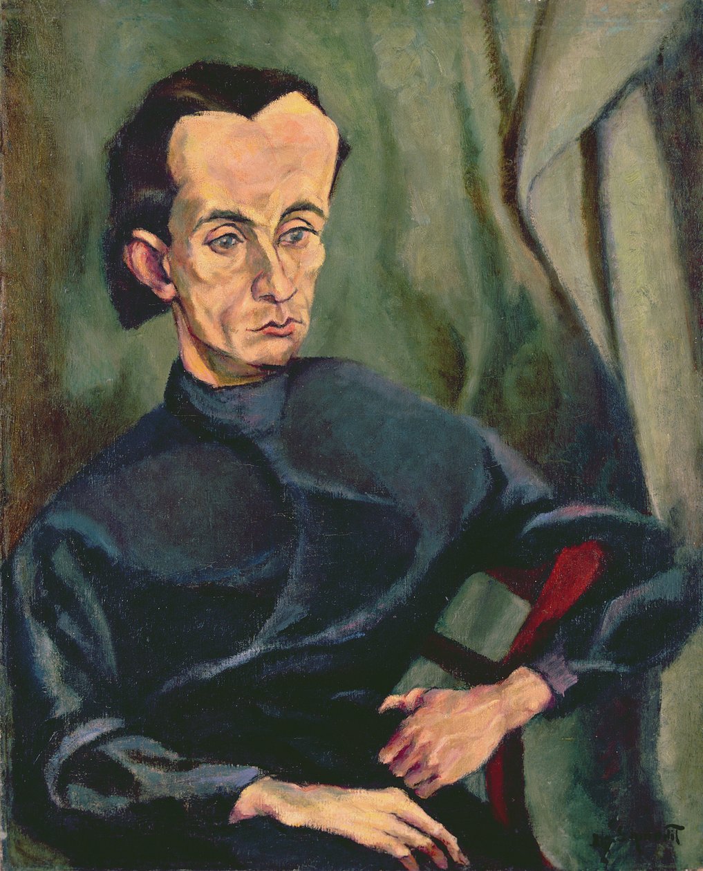 Muotokuva Lasjos Kassakista (1887-1967) tekijältä Tihonyi Lajos