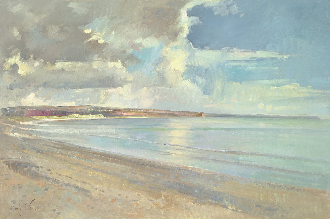 Heijastuneet pilvet, Oxwich Beach, 2001 tekijältä Timothy Easton