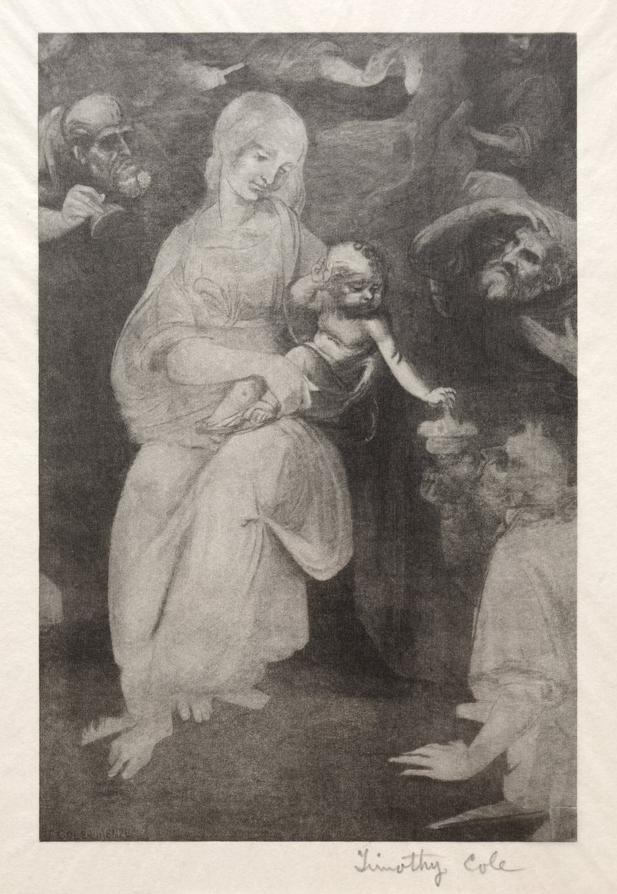 Vanhat italialaiset mestarit: Madonna ja lapsi, 1888-1892. tekijältä Timothy Cole