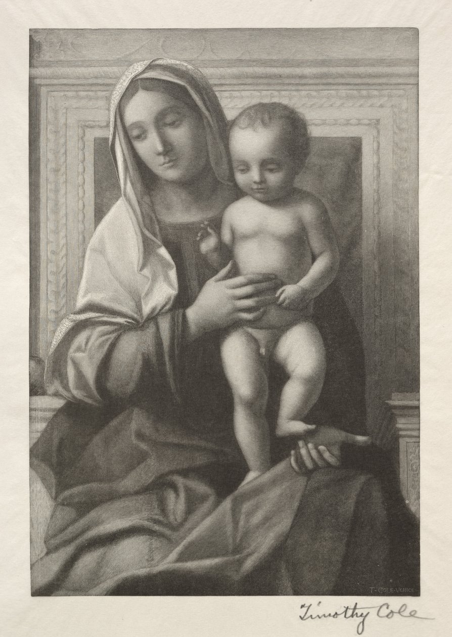 Vanhat italialaiset mestarit: Madonna ja lapsi, 1888-1892. tekijältä Timothy Cole
