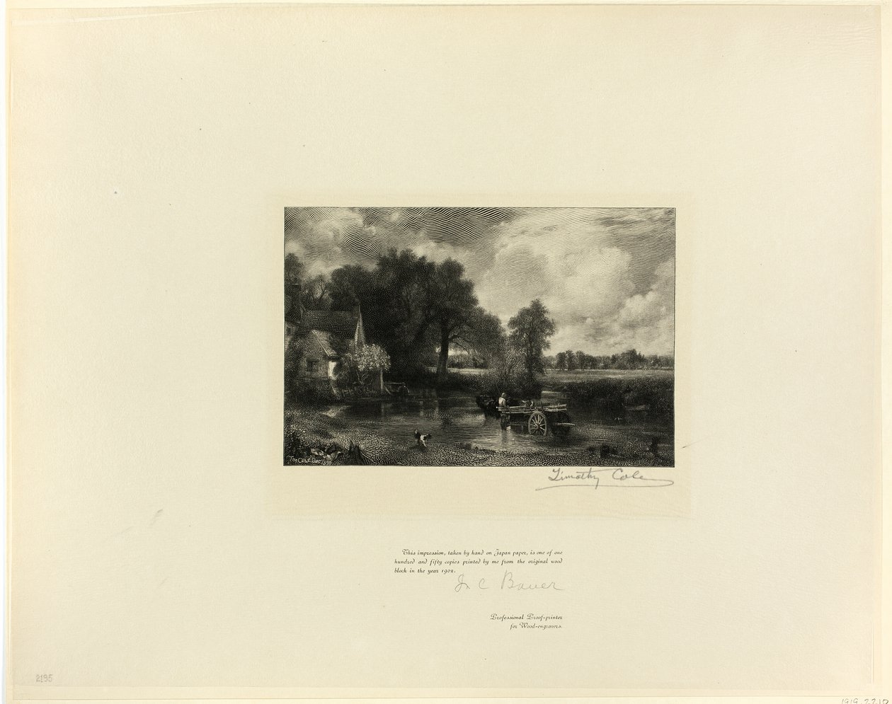 The Hay Wain, Old English Mastersilta tekijältä Timothy Cole