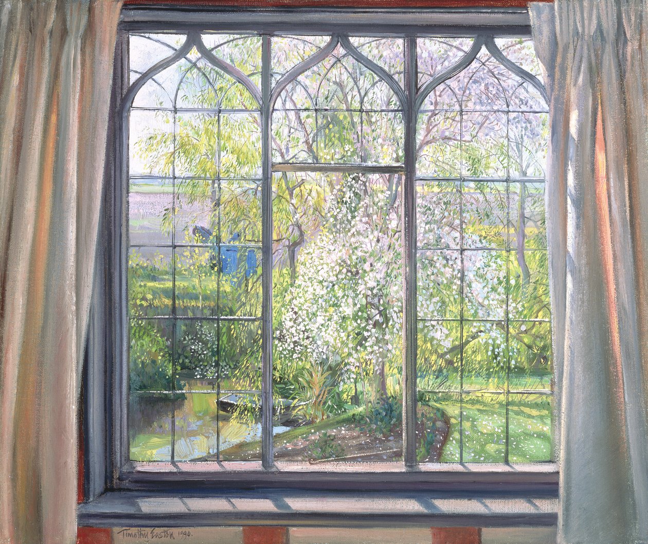 Omenankukka pajua vasten, 1990 tekijältä Timothy Easton