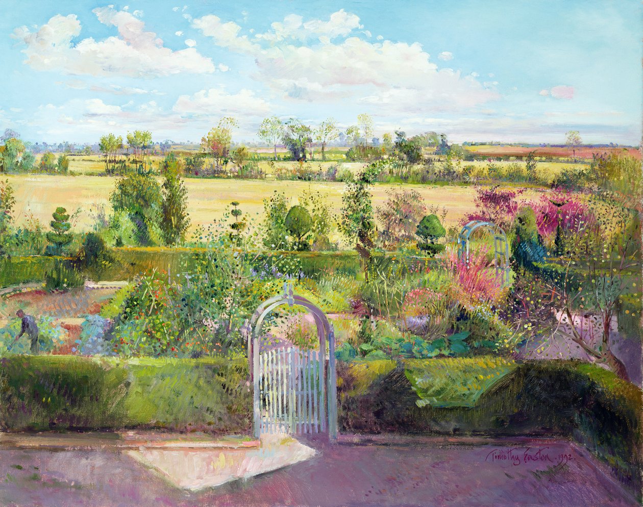 Yrttitarha sadonkorjuun jälkeen tekijältä Timothy Easton