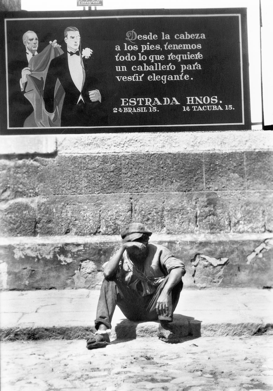 Elegance and Misery, Mexico City, 1928 tekijältä Tina Modotti