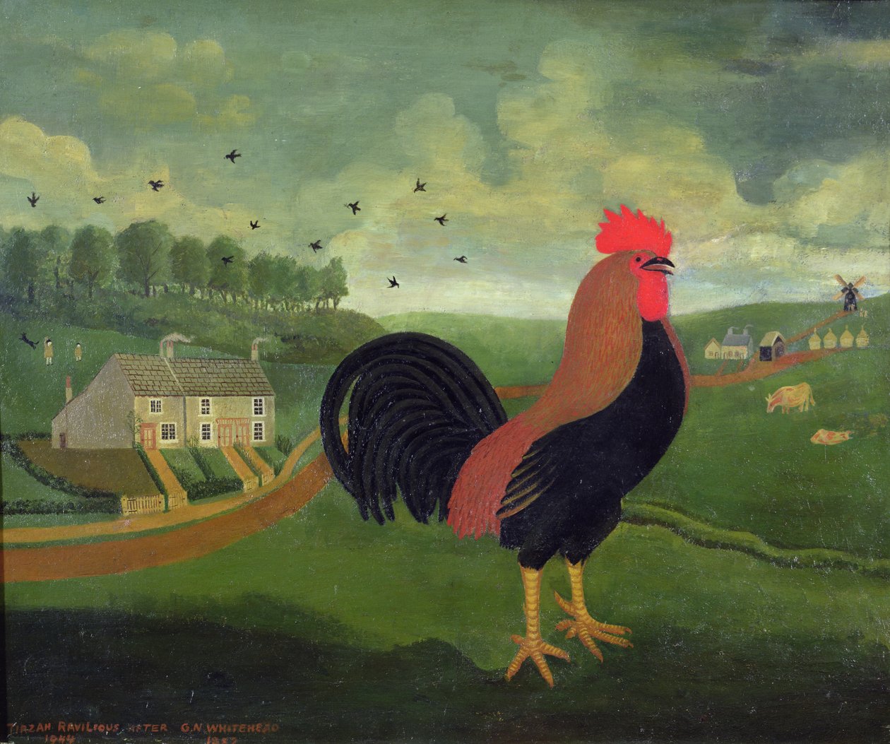 Kukko (G. N. Whiteheadin mukaan tekijältä Tirzah Ravilious