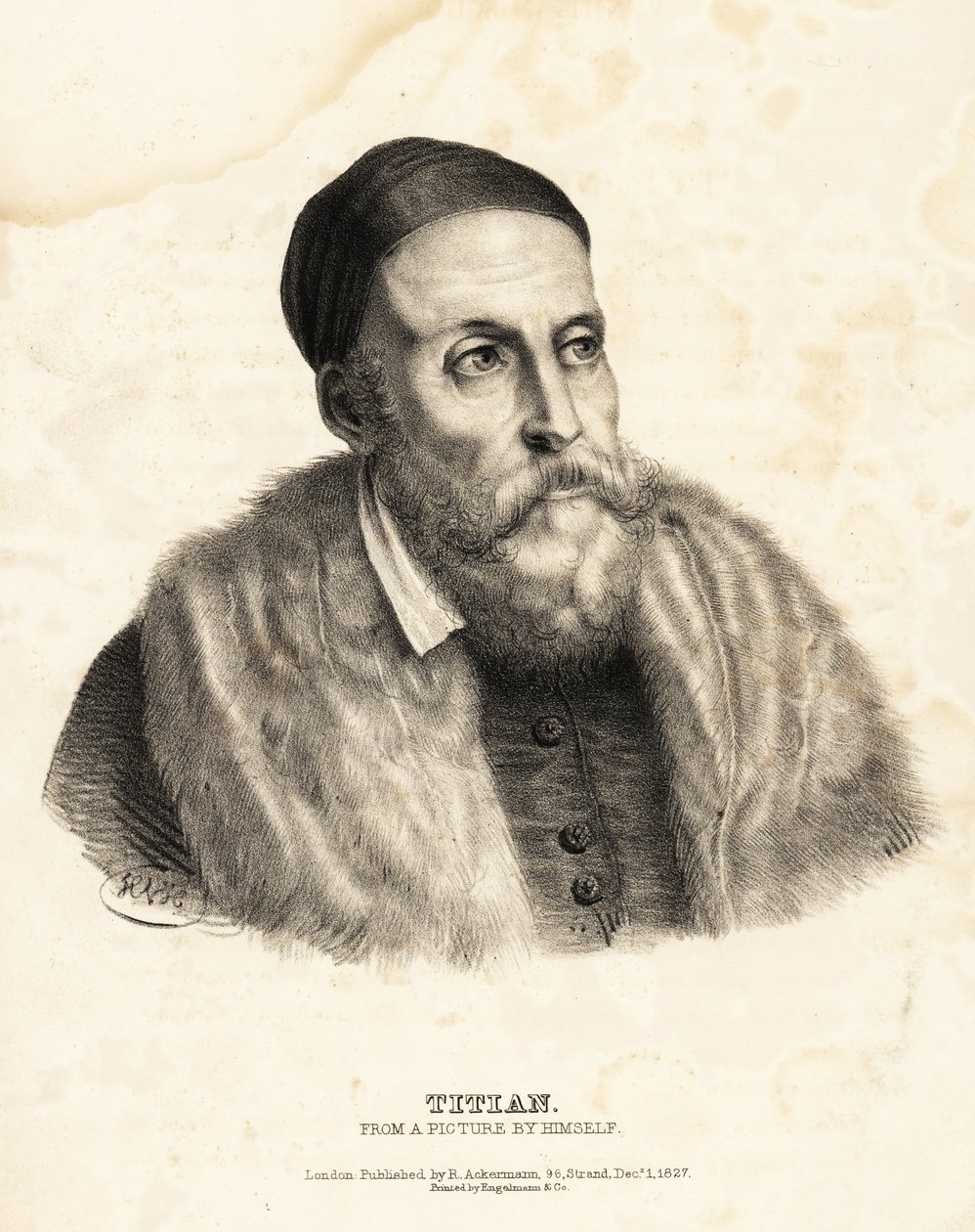 Tizian, italialainen renessanssimaalari tekijältä Titian (c.1488 1576) (after)