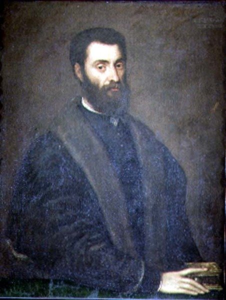 Sperone Speronin muotokuva tekijältä Titian (c.1488 1576)