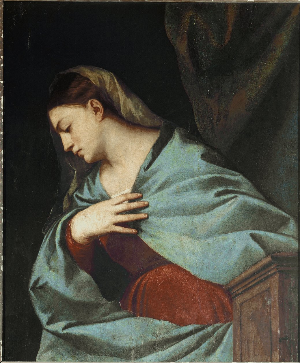 Polyptyykki Averoldi: Virgin Announced tekijältä Titian (c.1488 1576)