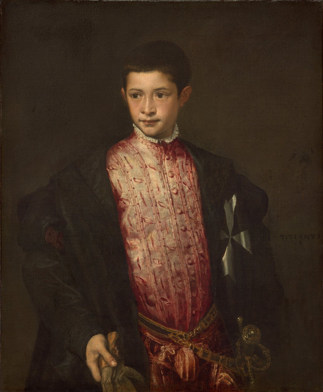 Ranuccio Farnese tekijältä Titian