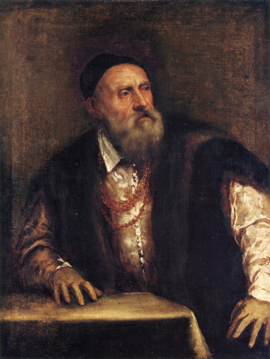 Omakuva, noin 1550-1562. tekijältä Titian