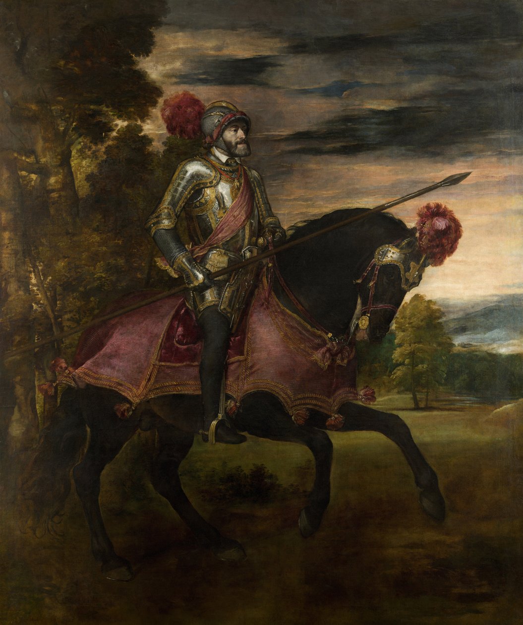 Carlos V ja Mühlberg tekijältä Tiziano Vecelli
