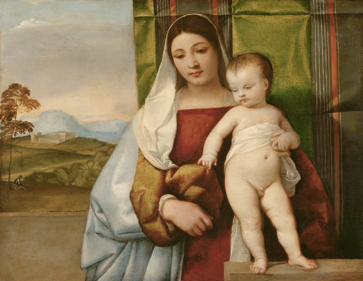 Mustalainen Madonna tekijältä Tiziano Vecelli